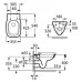 Унитаз подвесной Roca Debba (A34H998000) с сиденьем slow-closing