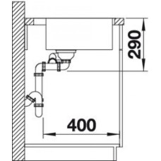 Мойка для кухни Blanco Andano 340/180-IF/A  525247