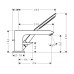 Смеситель для ванны Hansgrohe Metris 31190000