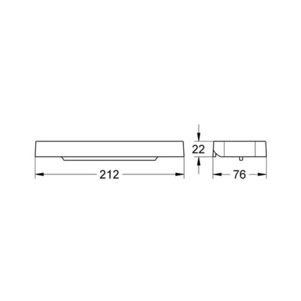 Grohe Eurodisc Cosmopolitan Пластиковая полочка (18349L02)