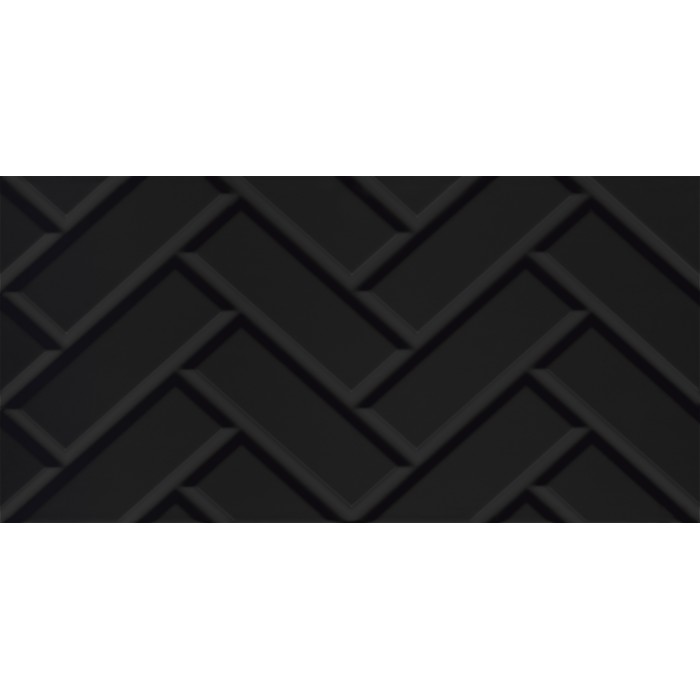 Плитка Paradyz MOONLIGHT NERO SCIANA A STRUKTURA REKT.