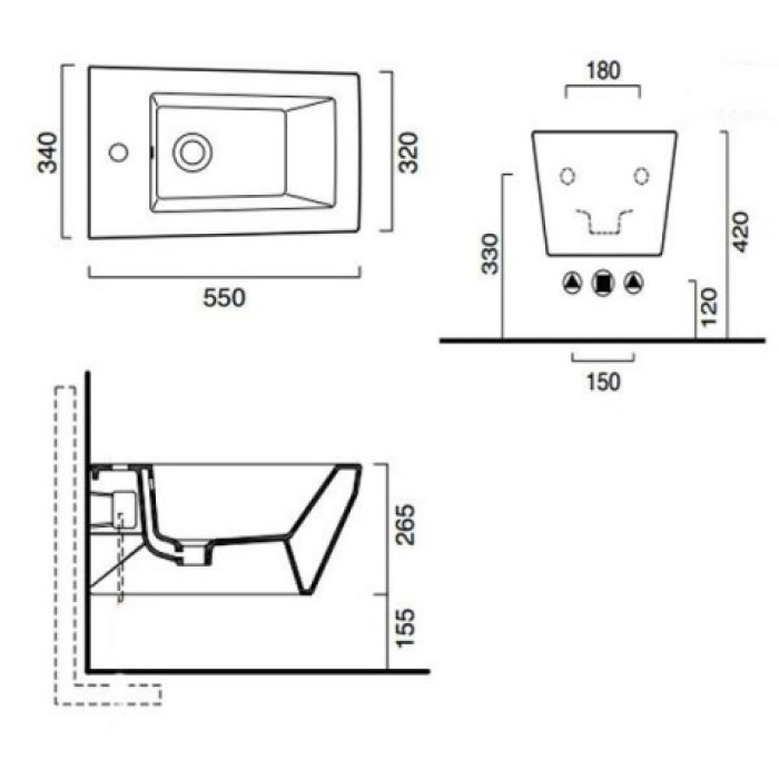 Биде Catalano Star