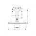 Верхний душ Hansgrohe Raindance E 240 Air 1jet 27380000