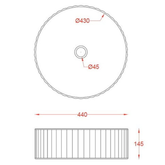 Керамическая раковина 44 см Artceram Millerighe, white glossy/platinum bicolor (OSL010 01;57)