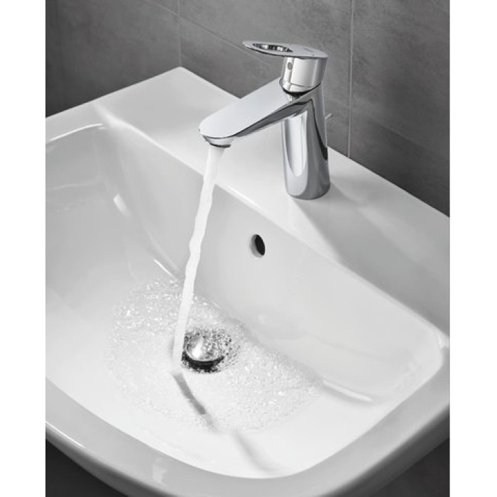 Смеситель для раковины Grohe Bau Loop M-Size 23762000 Смеситель для раковины Grohe Bau Loop M-Size 23762000
