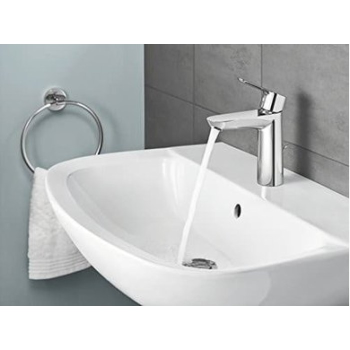 Смеситель для раковины Grohe Bau Loop M-Size 23762000 Смеситель для раковины Grohe Bau Loop M-Size 23762000