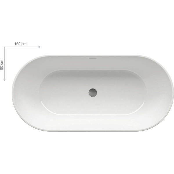 Ванна Ravak FREEDOM O 1690x800 отдельностоящая