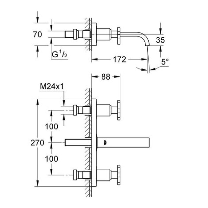 Смеситель для раковины Grohe Allure S-Size 20190000