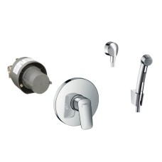 Набор для биде Hansgrohe Logis смеситель скрытого монтажа с гигиенической душем 3В161218