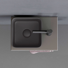 Раковина накладная 25 см Cielo Shui Comfort Minimo