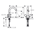 Смеситель для раковины Hansgrohe Logis 71222000