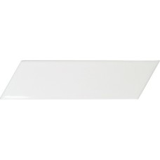 Плитка Equipe Ceramicas Chevron Wall 23351 Chevron Wall White Matt Left 18,6x5,2 см