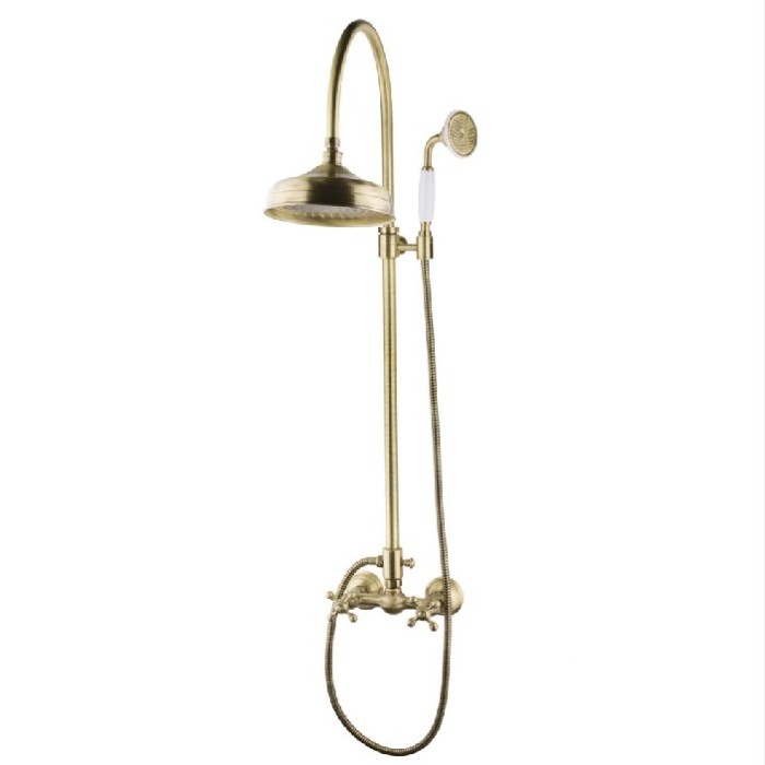 Плитка керамогранит Душевая система Devit Charlestone AC004051G золото для пола