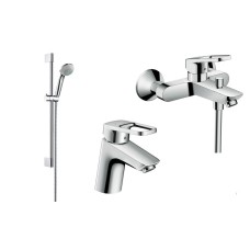 Набор смесителей для ванны Hansgrohe Logis Loop 1042017 (71150000+71244000+27728000)