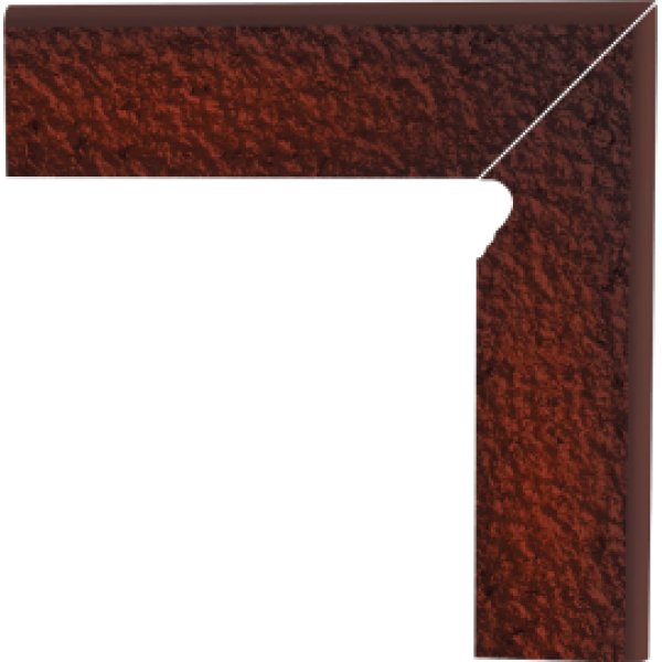 Клинкер Paradyz CLOUD BROWN COKOL 2 EL.-PRAWY DURO
