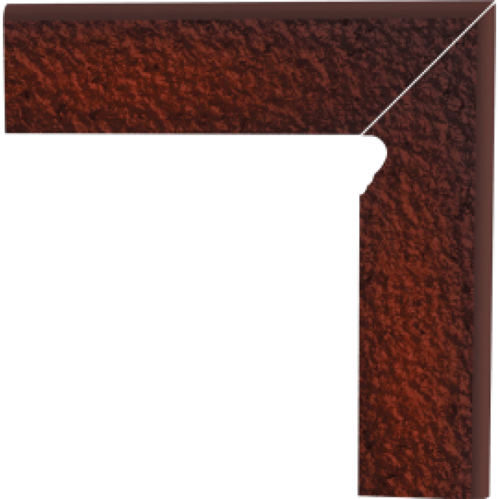 Клинкер Paradyz CLOUD BROWN COKOL 2 EL.-PRAWY DURO