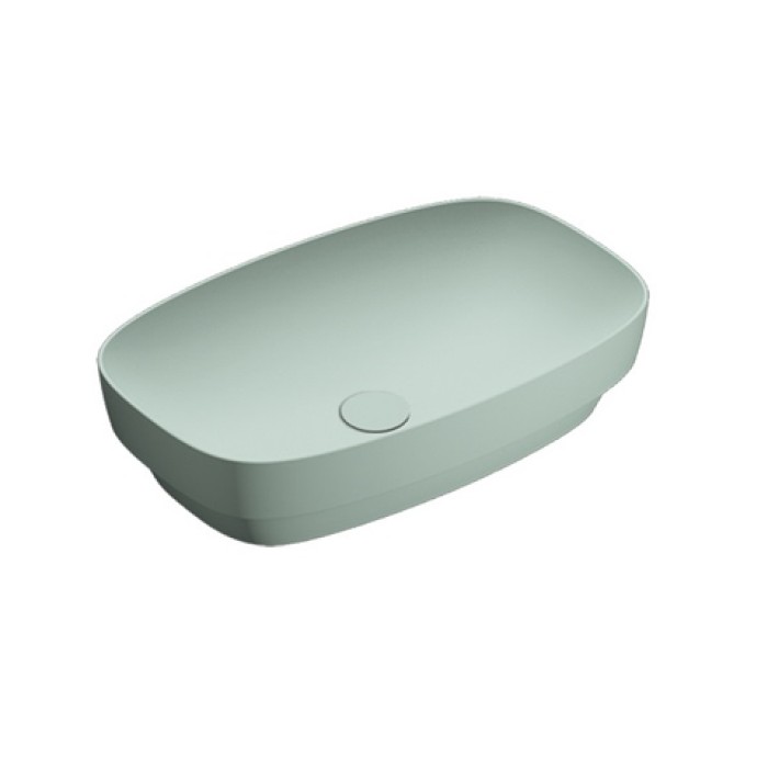 Керамическая раковина 60 см Catalano Green Lux, зеленая