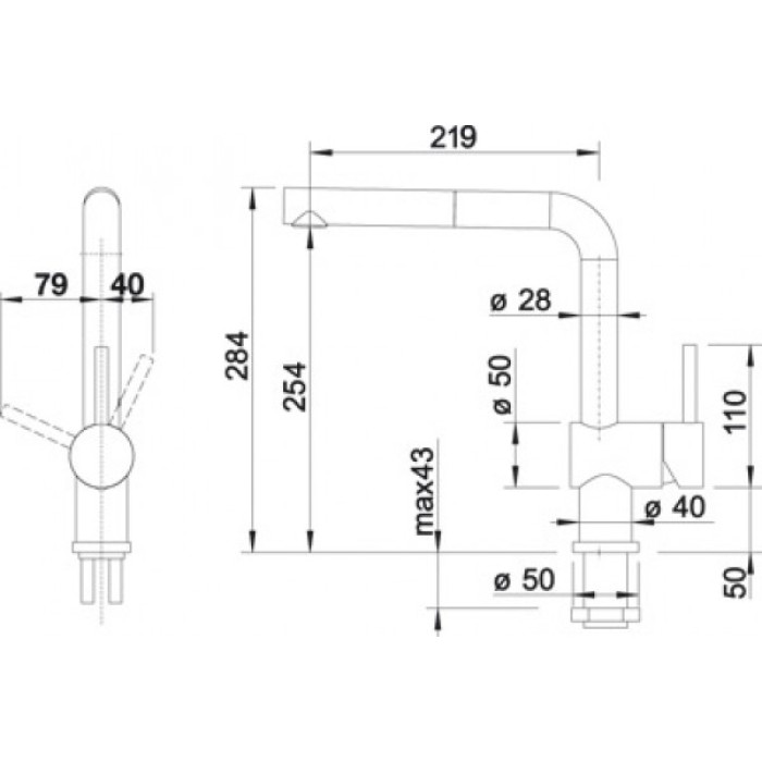 Смеситель кухонный Blanco LINUS - S - F хром 514023 Смеситель кухонный Blanco LINUS - S - F хром 514023