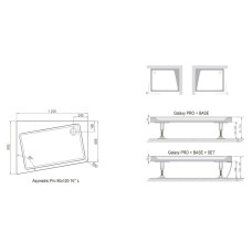 Панель для поддона GIGANT PRO 110x80 Set R