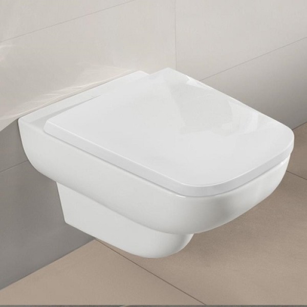 Унитаз подвесной Villeroy & Boch Joyce Directflush (5607R201) с сиденьем Soft Close (9M52S101)