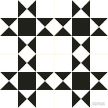 Напольная плитка Dual Gres Chic CARDIFF WHITE 10×450×450