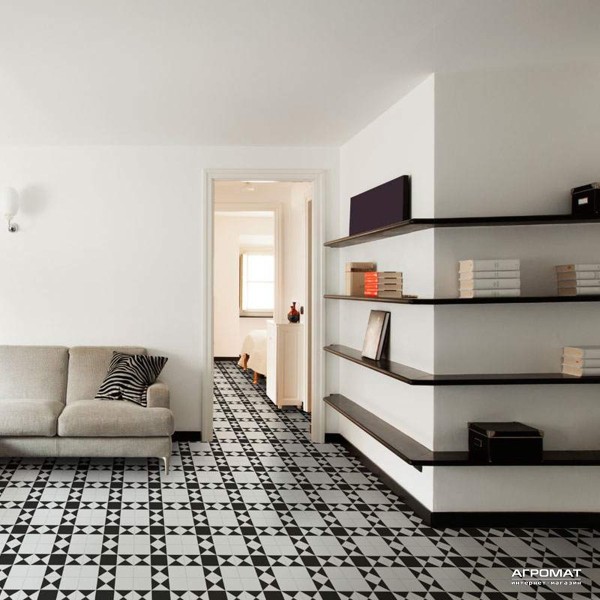 Напольная плитка Dual Gres Chic CARDIFF WHITE 10×450×450