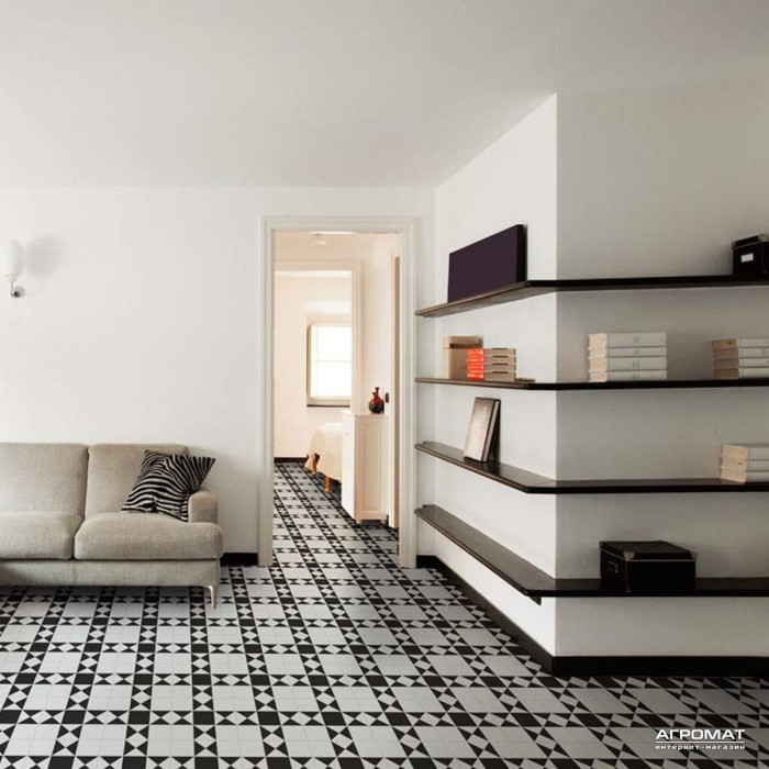 Напольная плитка Dual Gres Chic CARDIFF WHITE 10×450×450