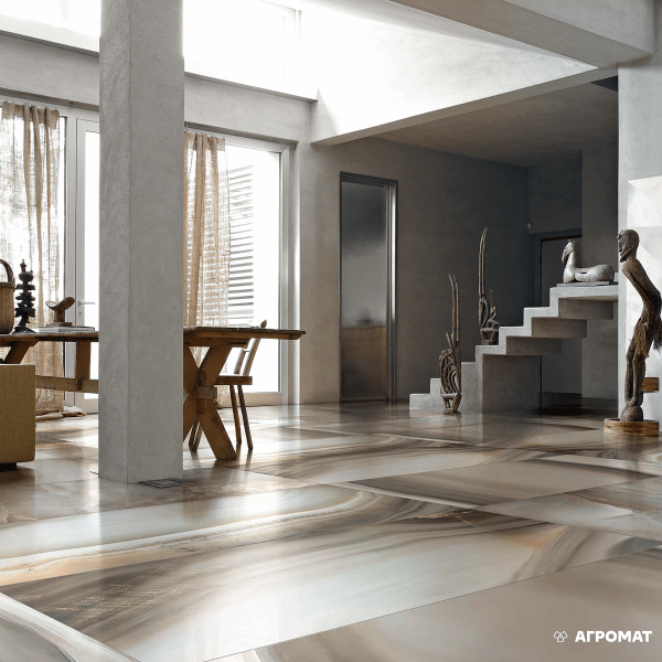 Керамогранит REX Alabastri 739818 BAMBOO LAP RET 10×800×800 под мрамор