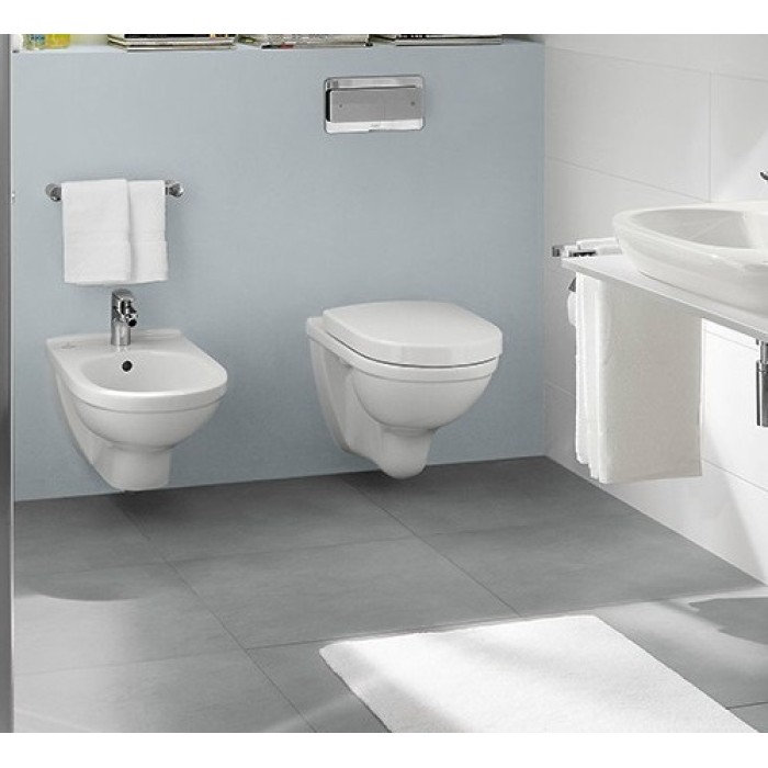 Унитаз подвесной Villeroy & Boch O.NOVO Directflush (5688HR01) с сиденьем Soft Close (9M38S101)