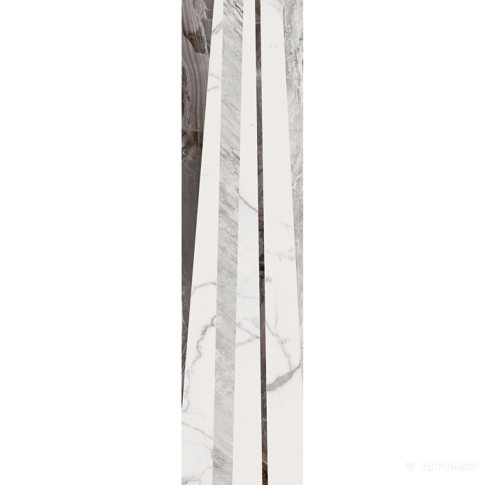 Керамогранит Flaviker Supreme SP3122W FUSION COLD RETT 8×1200×300 под мрамор