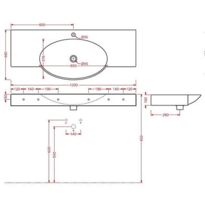 Керамическая раковина 120 см Artceram Swing, white glossy (SWL003 01;00)
