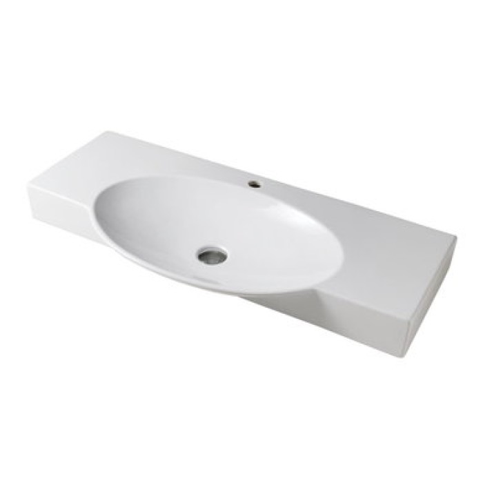 Керамическая раковина 120 см Artceram Swing, white glossy (SWL003 01;00)