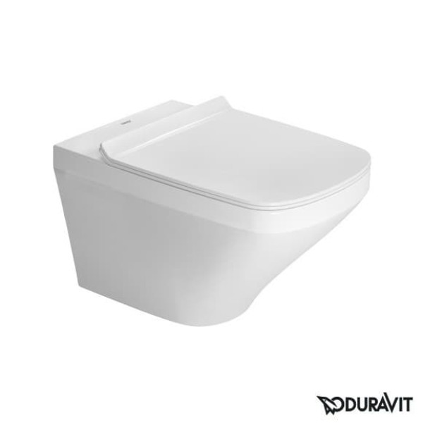 Плитка керамогранит Подвесной безободковый унитаз Duravit Rimless DuraStyle 2551090000 для пола