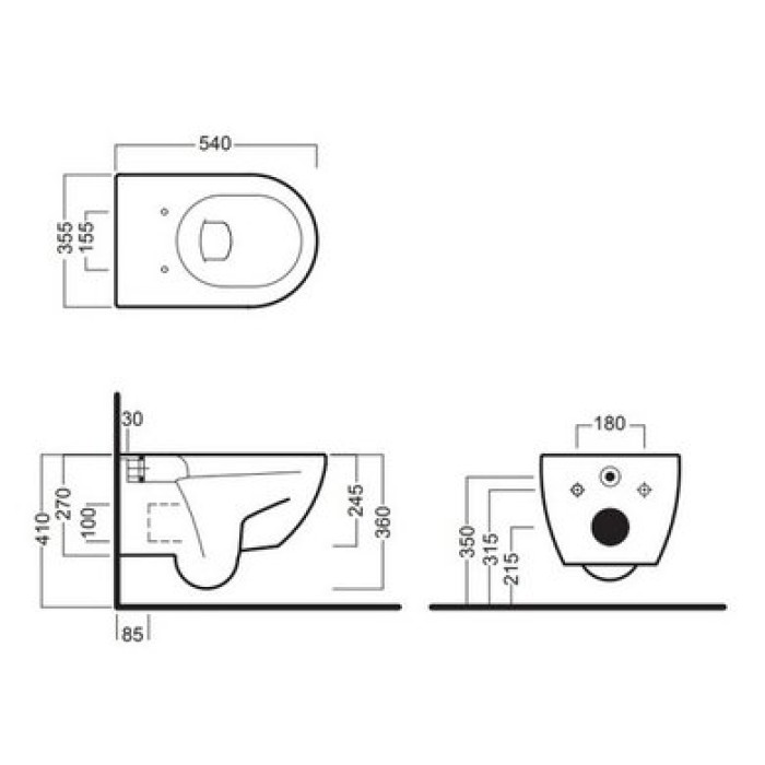 Подвесной унитаз Hatria Fusion (YxGQ01) Подвесной унитаз Hatria Fusion (YxGQ01)