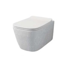 Подвесной унитаз укороченный Artceram A16 (ASV005 01;86) white glossy/cementina