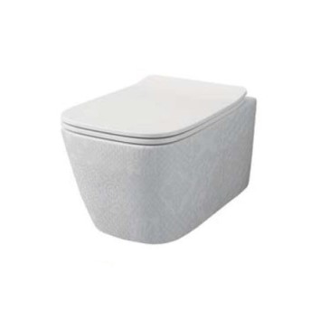Подвесной унитаз укороченный Artceram A16 (ASV005 01;86) white glossy/cementina