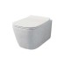 Подвесной унитаз укороченный Artceram A16 (ASV005 01;86) white glossy/cementina