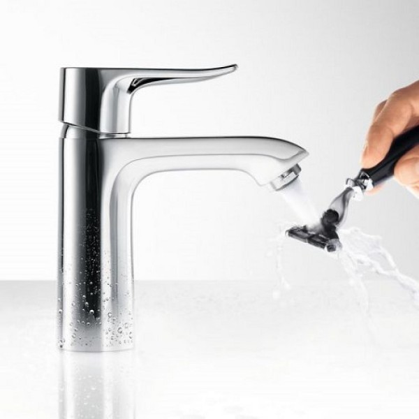 Смеситель для раковины Hansgrohe Metris 110 31084000 без донного клапана