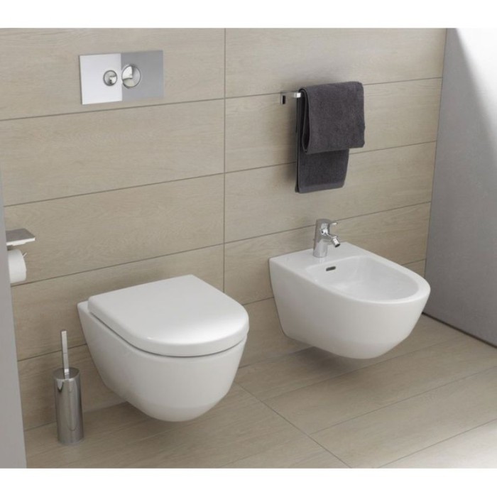 Унитаз подвесной Laufen Pro Rimless H8209660000001 с сиденьем Slow Closing H89695130000001