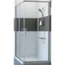 Huppe Classics 2 Квадратная кабина, 2х-секционная раздвижная дверь для углового входа 800 х 800 мм C20102.069.321