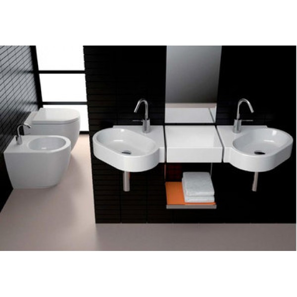 Керамическая раковина 47 см Hatria Area, белый (Y0WF01)