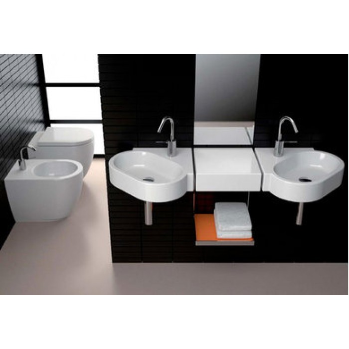 Керамическая раковина 47 см Hatria Area, белый (Y0WF01)