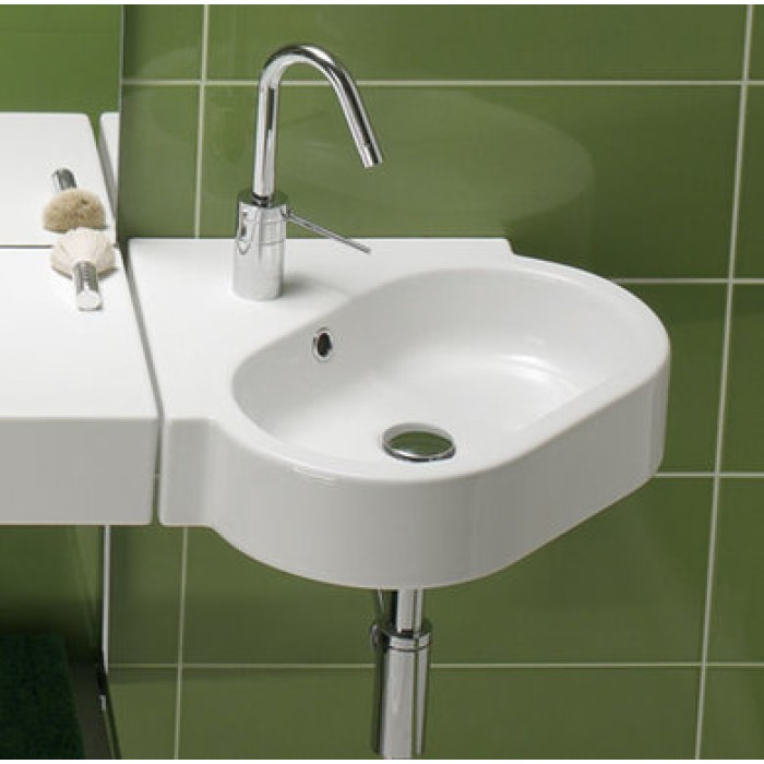 Керамическая раковина 47 см Hatria Area, белый (Y0WF01)