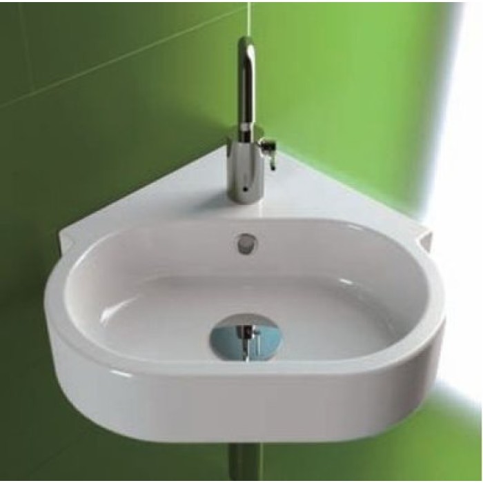 Керамическая раковина 47 см Hatria Area, белый (Y0WF01)