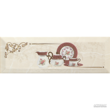Плитка Monopole Ceramica Petra PRANZO GOLD C декор 8×300×100