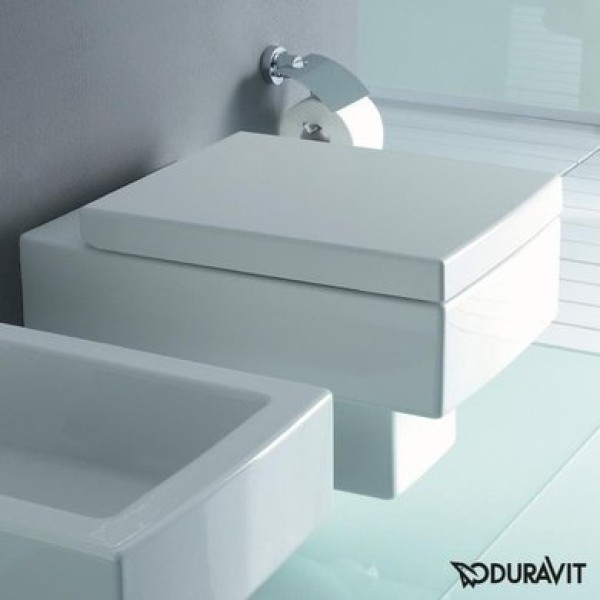 Плитка керамогранит Унитаз подвесной унитаз Duravit Vero, белый 2217090064 для пола