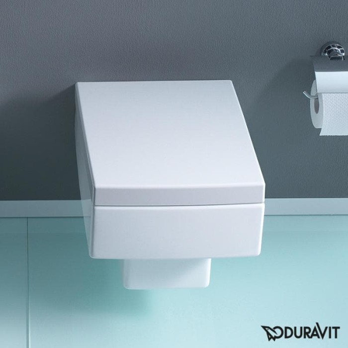 Плитка керамогранит Унитаз подвесной унитаз Duravit Vero, белый 2217090064 для пола
