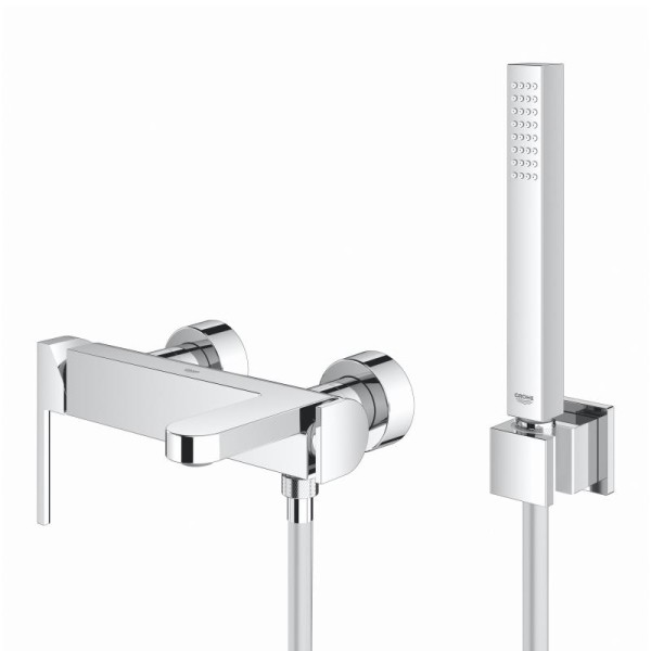 Grohe Plus Смеситель однорычажный для ванны с душевым гарнитуром (33547003)