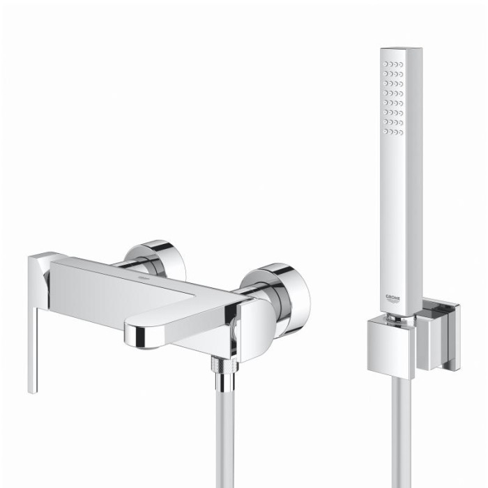 Grohe Plus Смеситель однорычажный для ванны с душевым гарнитуром (33547003) Grohe Plus Смеситель однорычажный для ванны с душевым гарнитуром (33547003)