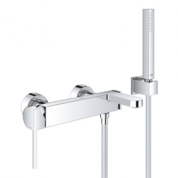 Grohe Plus Смеситель однорычажный для ванны с душевым гарнитуром (33547003)